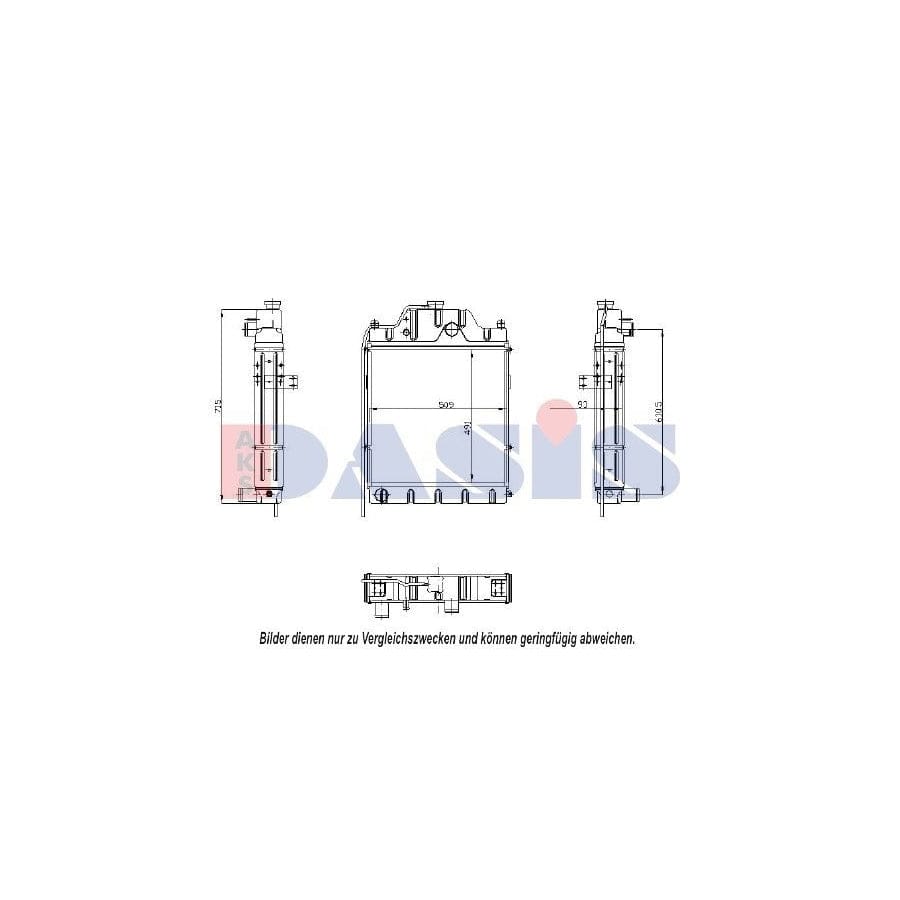 AKS Dasis 440120N Engine Radiator
