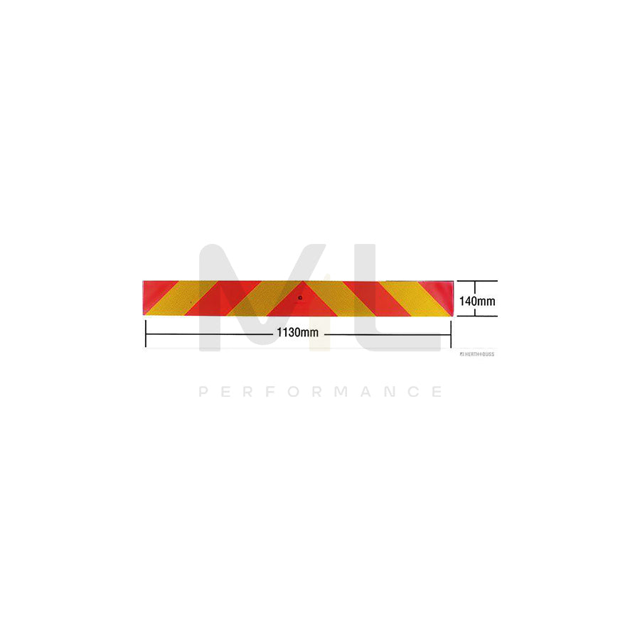 HERTH+BUSS ELPARTS 78700100 Reflective tape