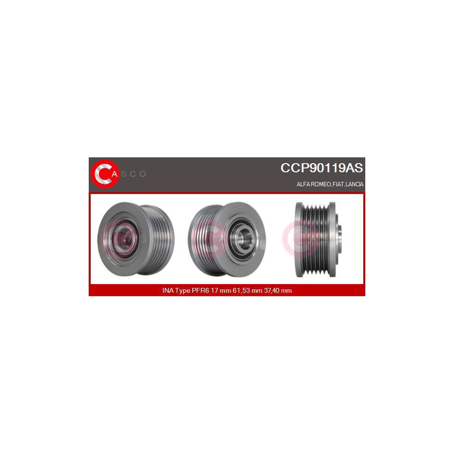 Casco Ccp90119As Pulley, Alternator