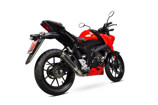 Scorpion SI1013CEM Suzuki Rp1-Gp Full System - Carbon Fibre Sleeve (GSX-S 125 / GSX-S 150) | ML Performance US US