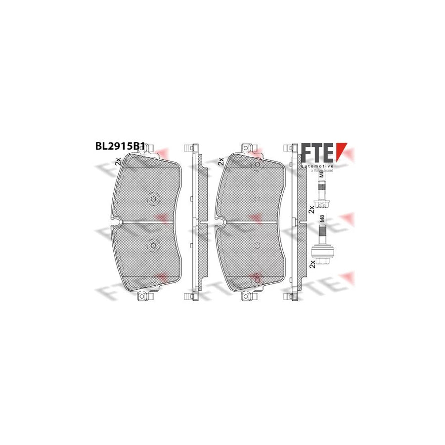 FTE 9011158 Brake Pad Set