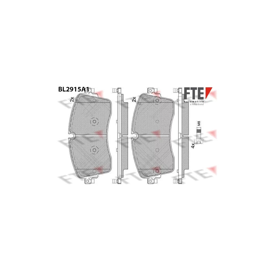 FTE 9011157 Brake Pad Set