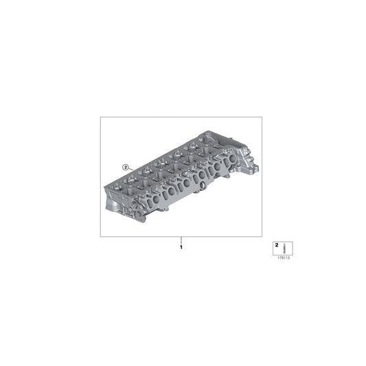 Genuine BMW 11128507561 F13 F07 F12 Cylinder Head (Inc. 535dX, 740dX & 640dX) | ML Performance US Car Parts