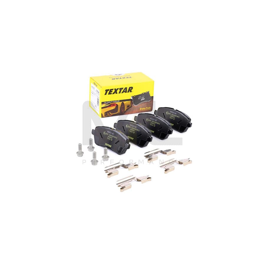 TEXTAR 2428302 Brake pad set not prepared for wear indicator | ML Performance Car Parts