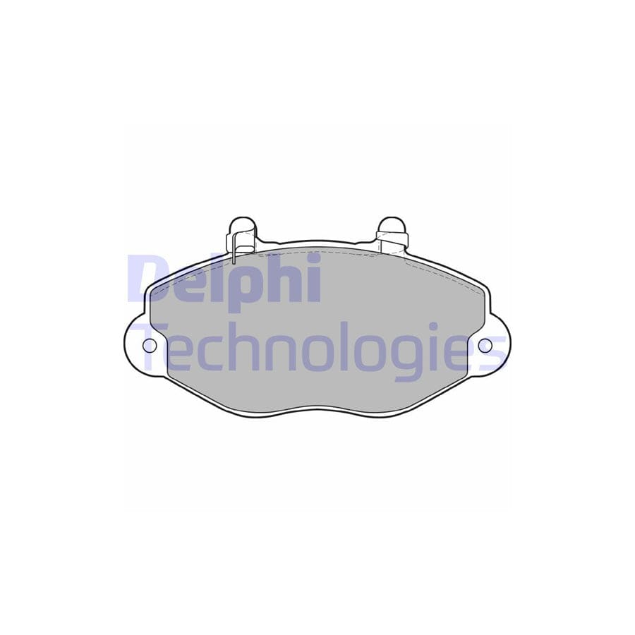 Delphi Lp1418 Brake Pad Set For Ford Transit
