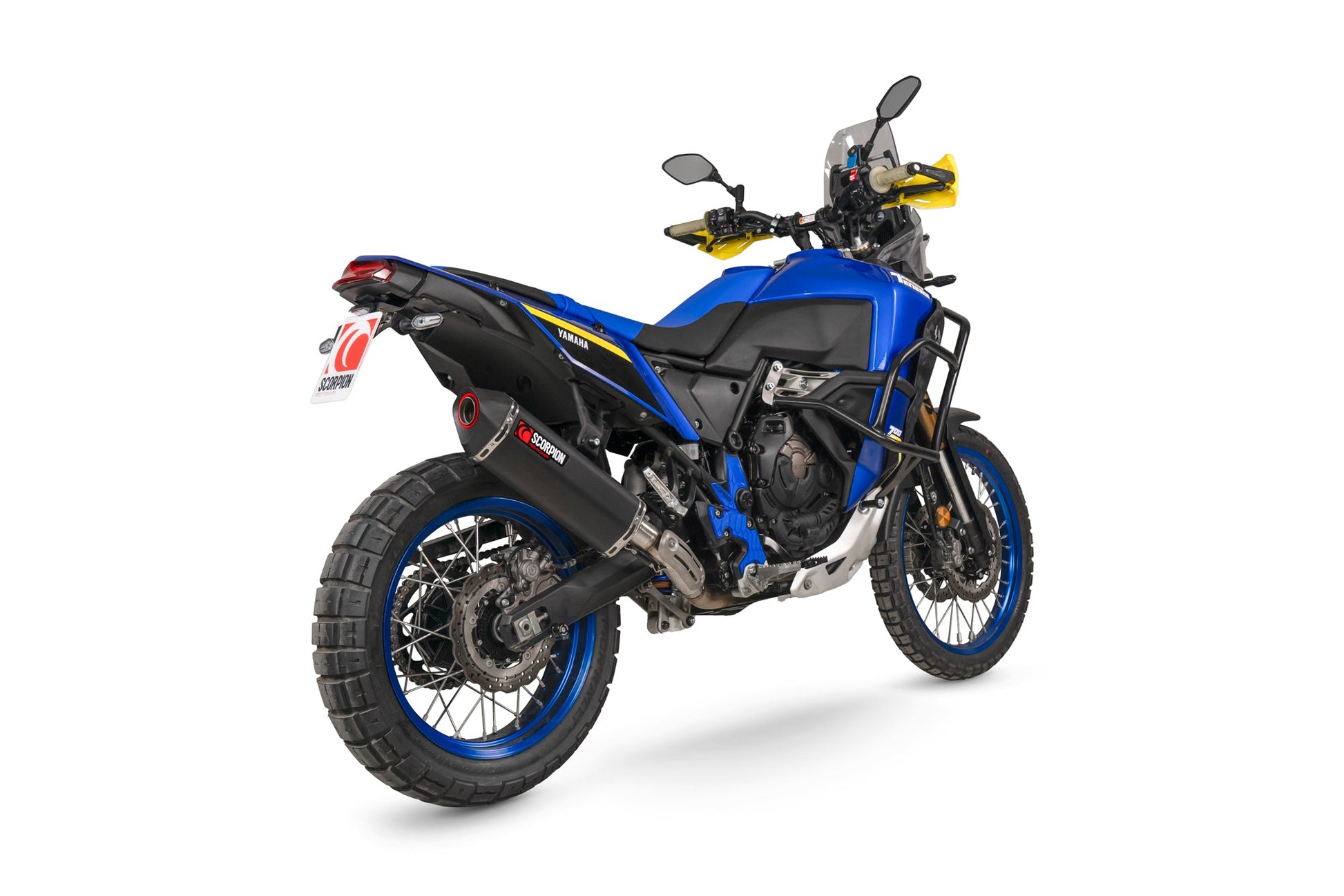 Scorpion RYA125BCER Yamaha Tenere 700 World Raid Serket Parallel Slip-On - Black Ceramic Coated Sleeve | ML Performance US US