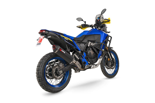 Scorpion RYA125BCER Yamaha Tenere 700 World Raid Serket Parallel Slip-On - Black Ceramic Coated Sleeve | ML Performance US US