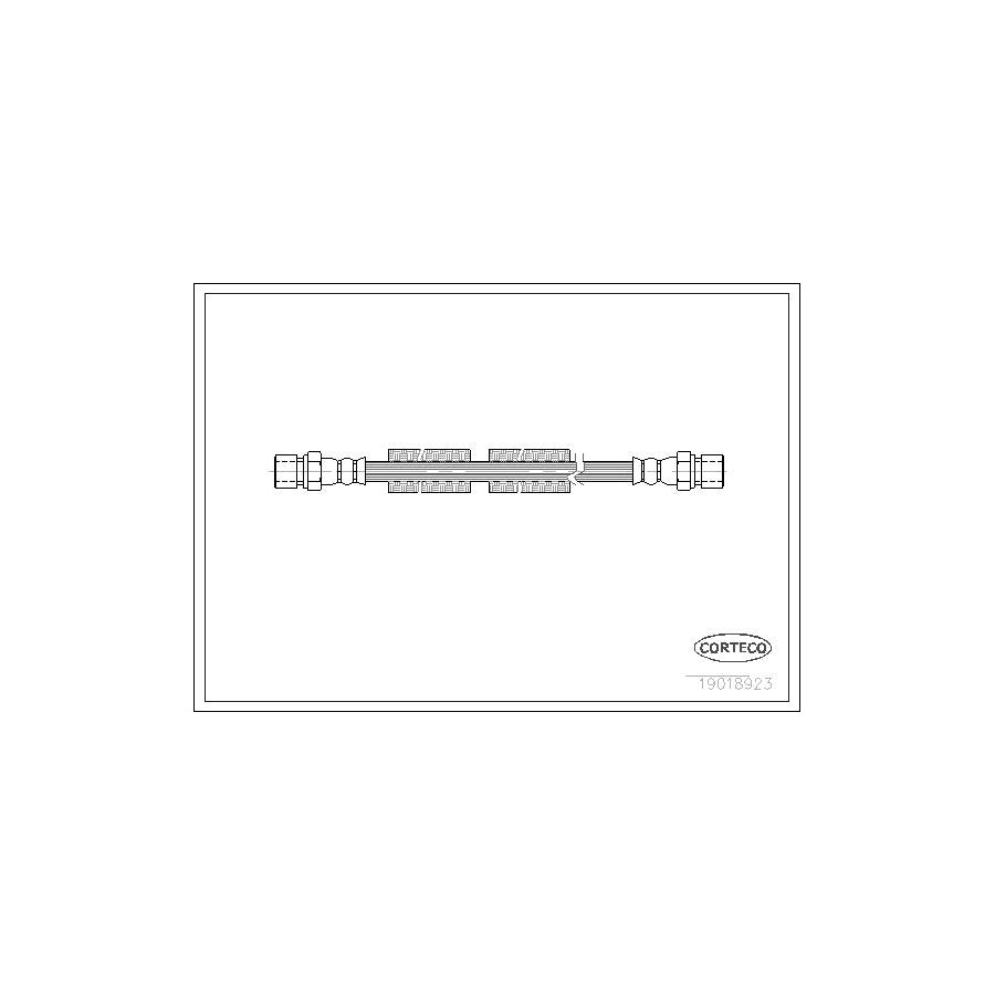 Corteco 19018923 Brake Hose for VW Lt