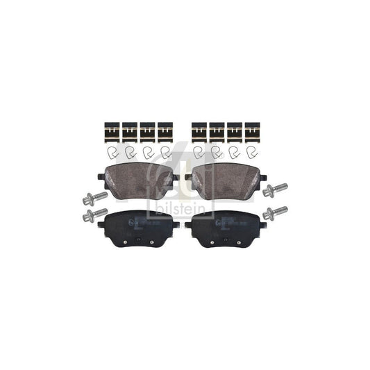 Febi Bilstein 171399 Brake Pad Set Rear Axle, With Attachment Material