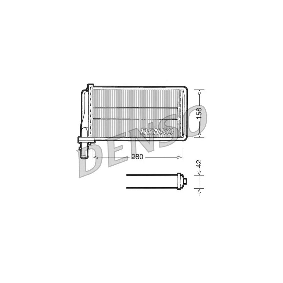 DENSO DRR01001 Heater Matrix