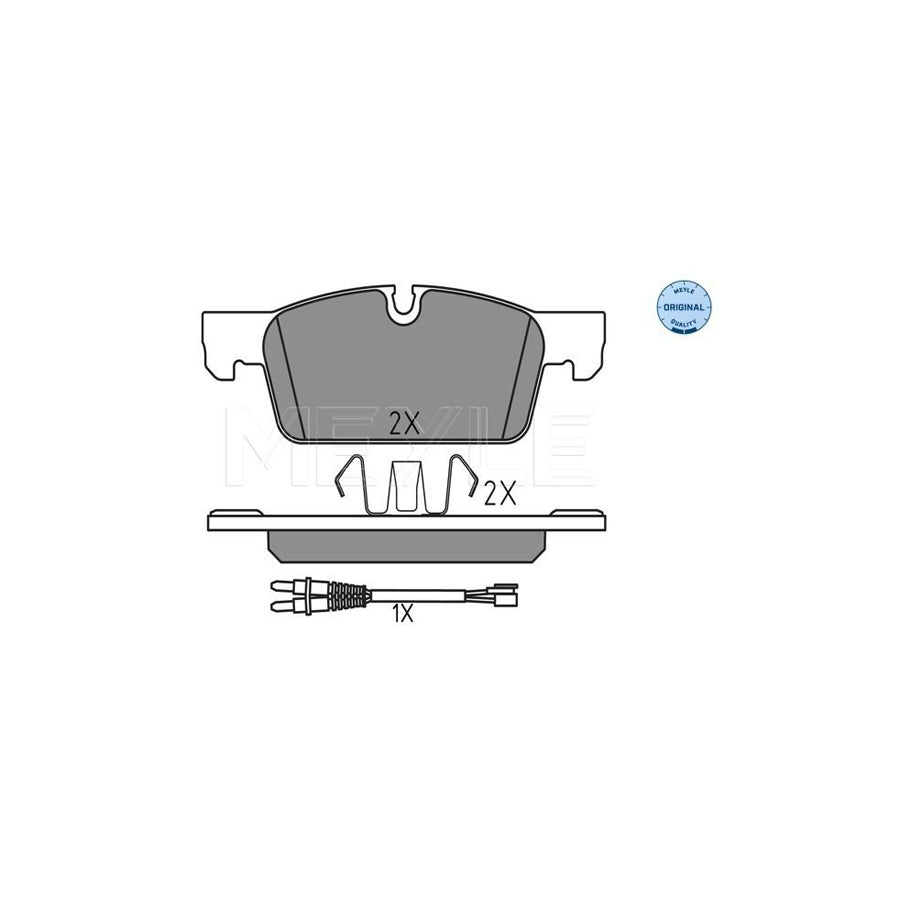 Meyle 025 252 2217 Brake Pad Set For Peugeot 508