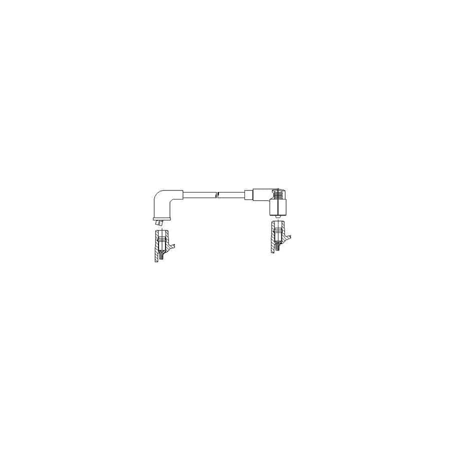 Bremi 202/52 Ignition Lead for Alfa Romeo 33