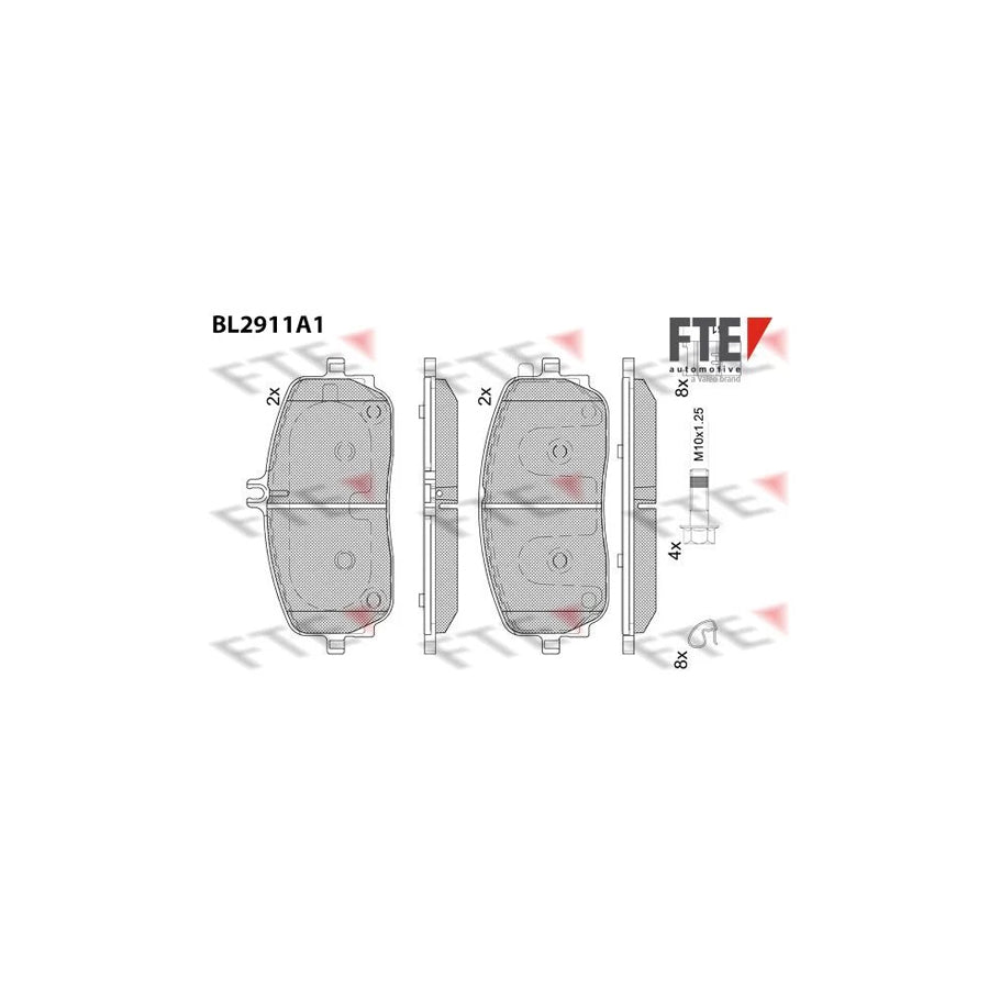 FTE 9011153 Brake Pad Set