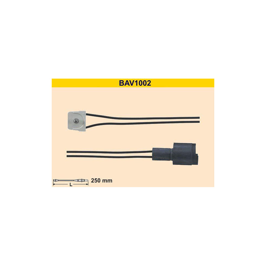 Barum Bav1002 Brake Pad Wear Sensor