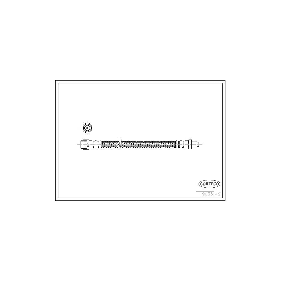 Corteco 19035149 Brake Hose
