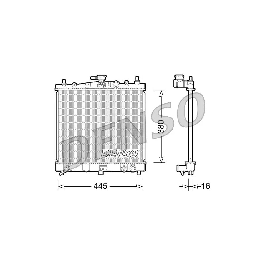 DENSO DRM46036 Engine Radiator