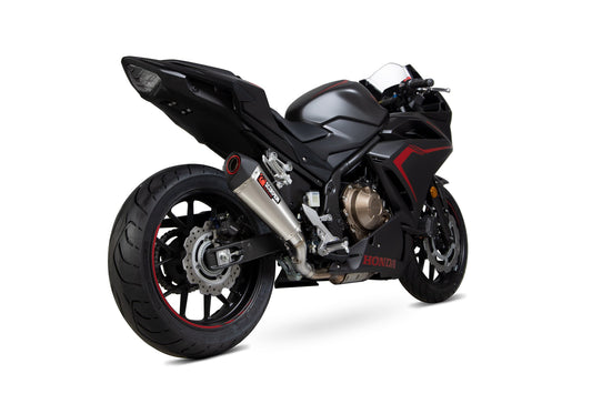 Scorpion RHA186SEO Honda CBR500 R Serket Taper Slip-On - Brushed Stainless Steel Sleeve | ML Performance US US