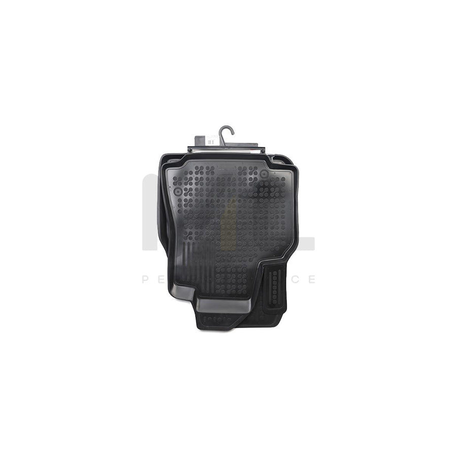 REZAW PLAST Tailored 201212P Floor mat set Elastomer, Front, Quantity: 2, Black