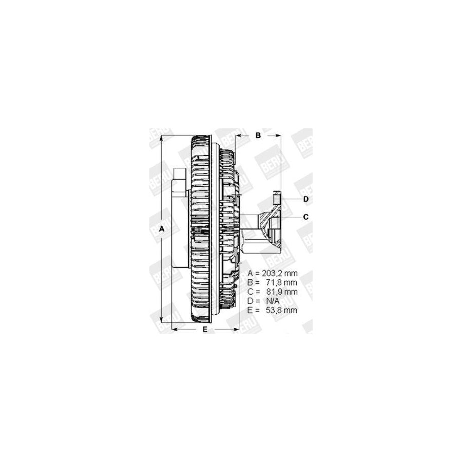 Beru Lk111 Fan Clutch