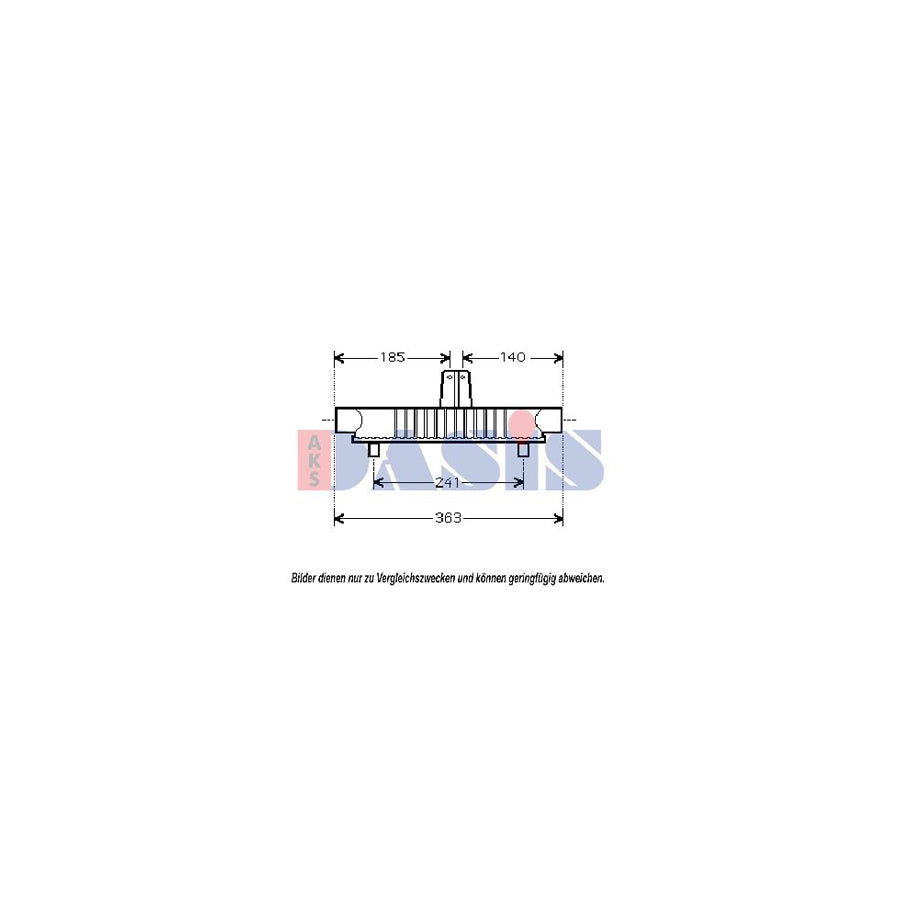 AKS Dasis 166003N Engine Oil Cooler