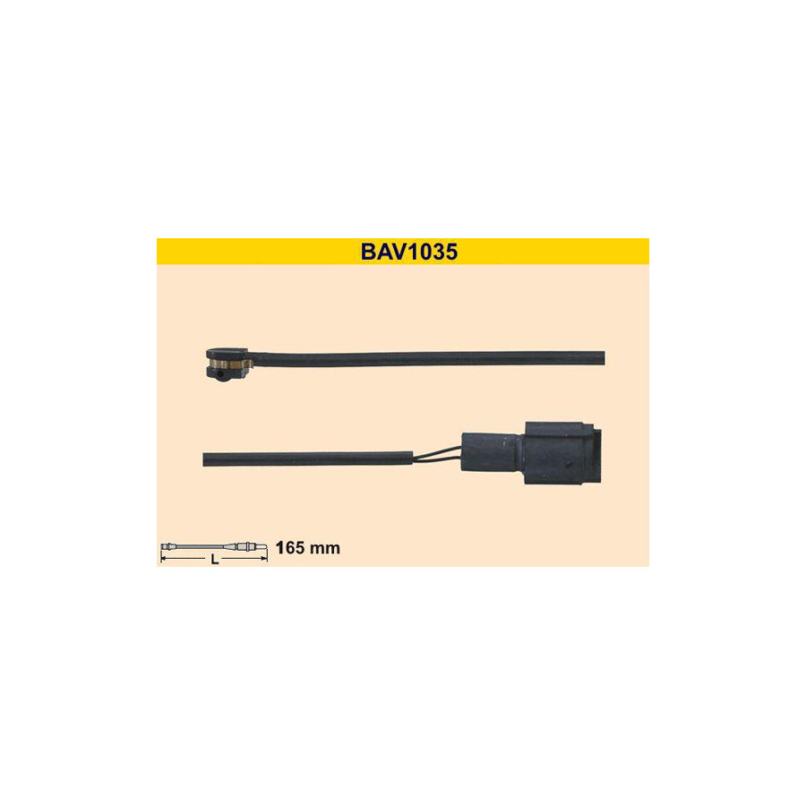 Barum Bav1035 Brake Pad Wear Sensor