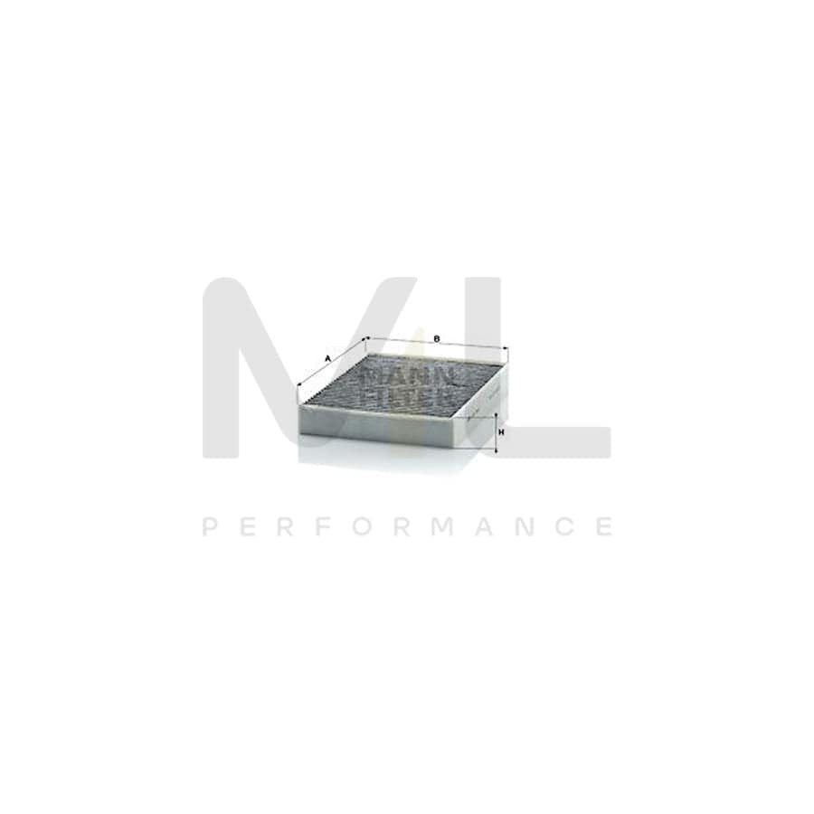 MANN-FILTER CUK 2847 Pollen filter Activated Carbon Filter