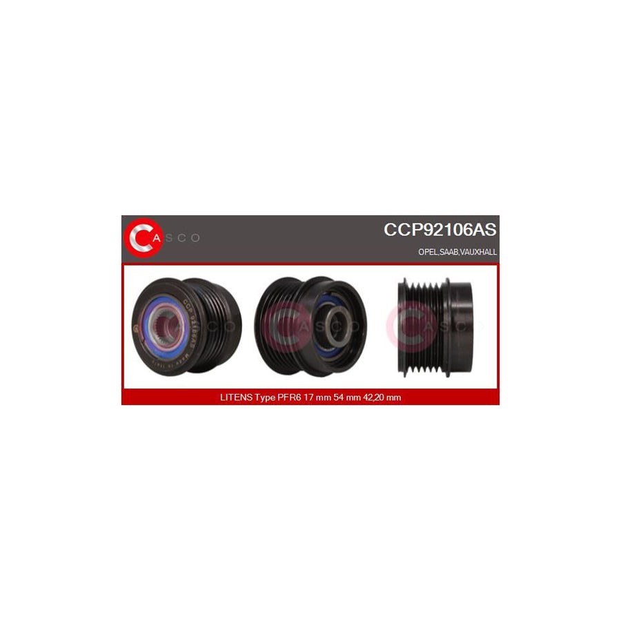 Casco Ccp92106As Pulley, Alternator