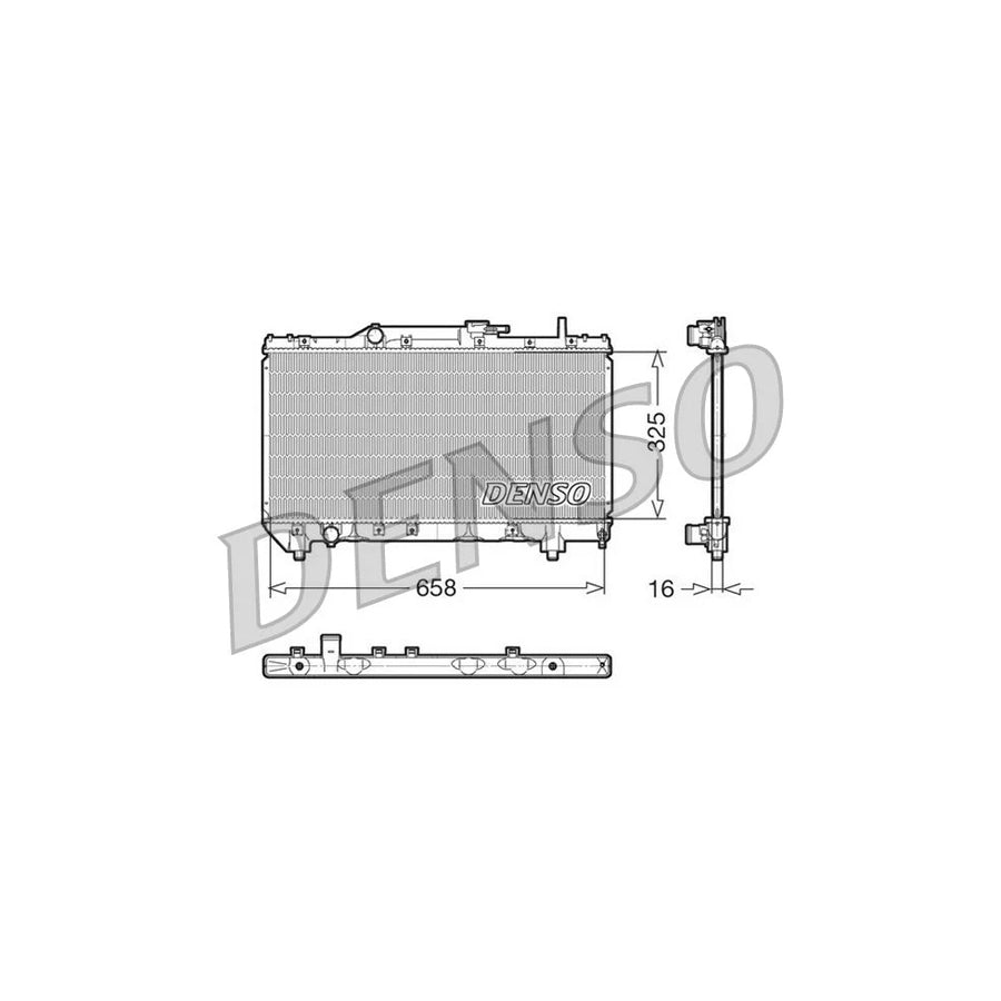 DENSO DRM50028 Engine Radiator for Toyota Carina