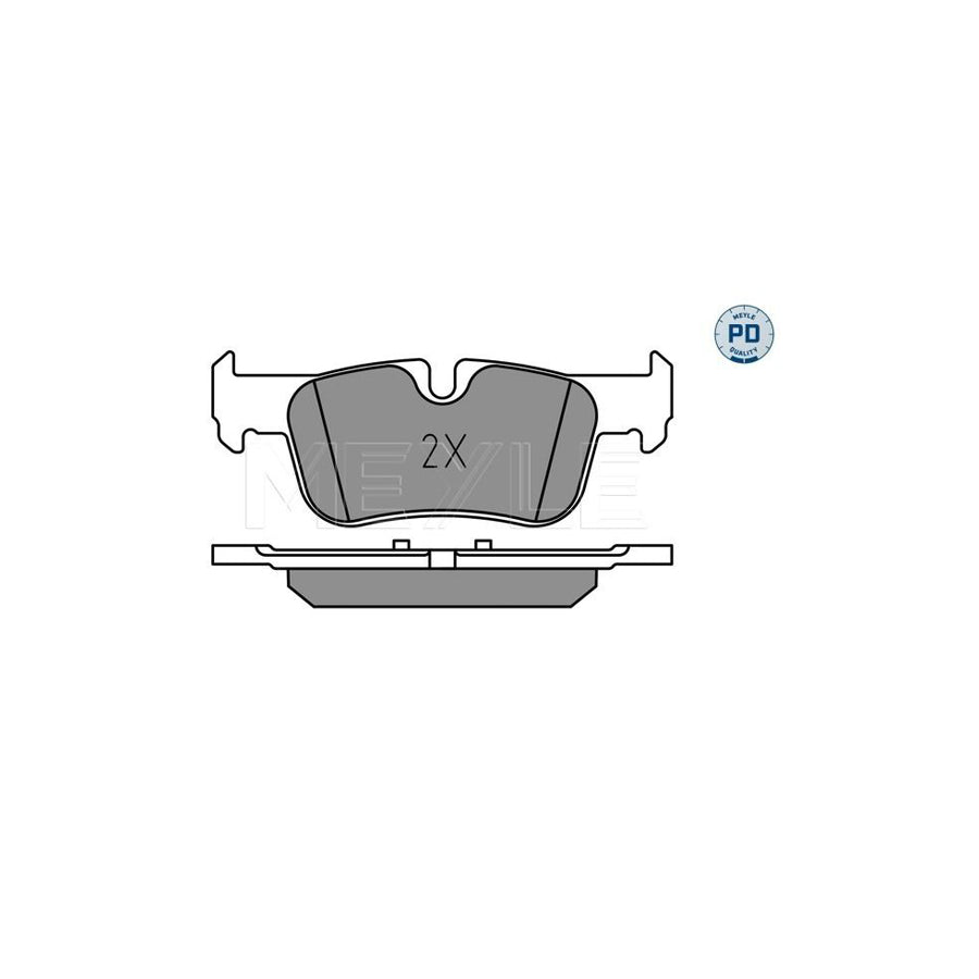 Meyle 025 253 3116/Pd Brake Pad Set