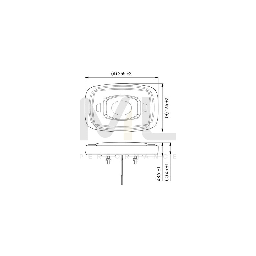 HELLA 2RL 014 566-221 Lightbar