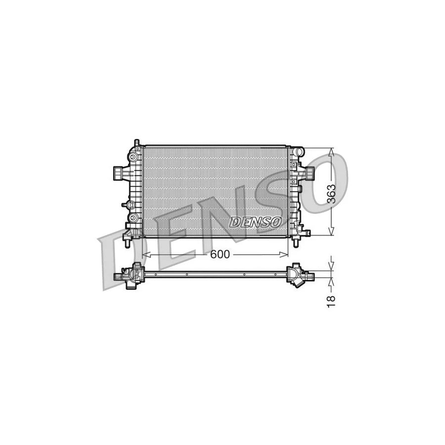 DENSO DRM20101 Engine Radiator