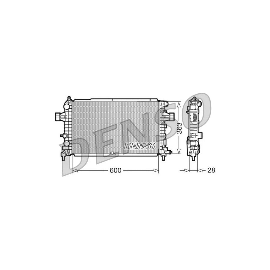 DENSO DRM20105 Engine Radiator
