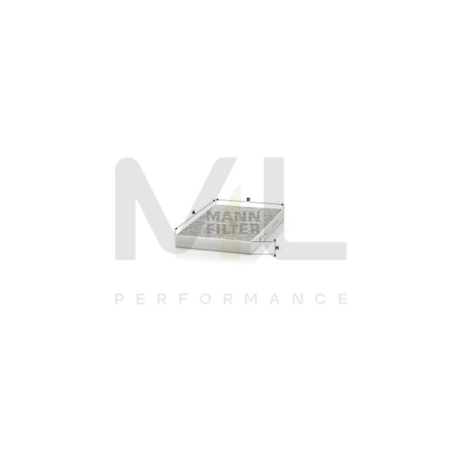 MANN-FILTER CUK 3192 Pollen filter Activated Carbon Filter