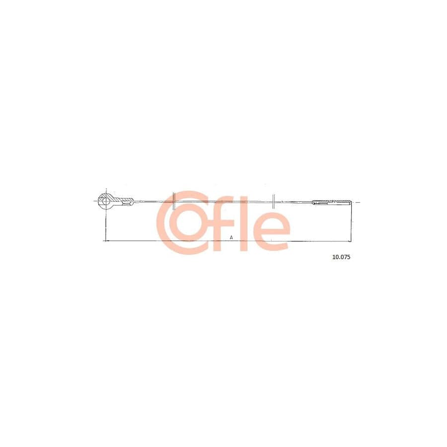 COFLE 10.075 Throttle Cable for VW TRANSPORTER
