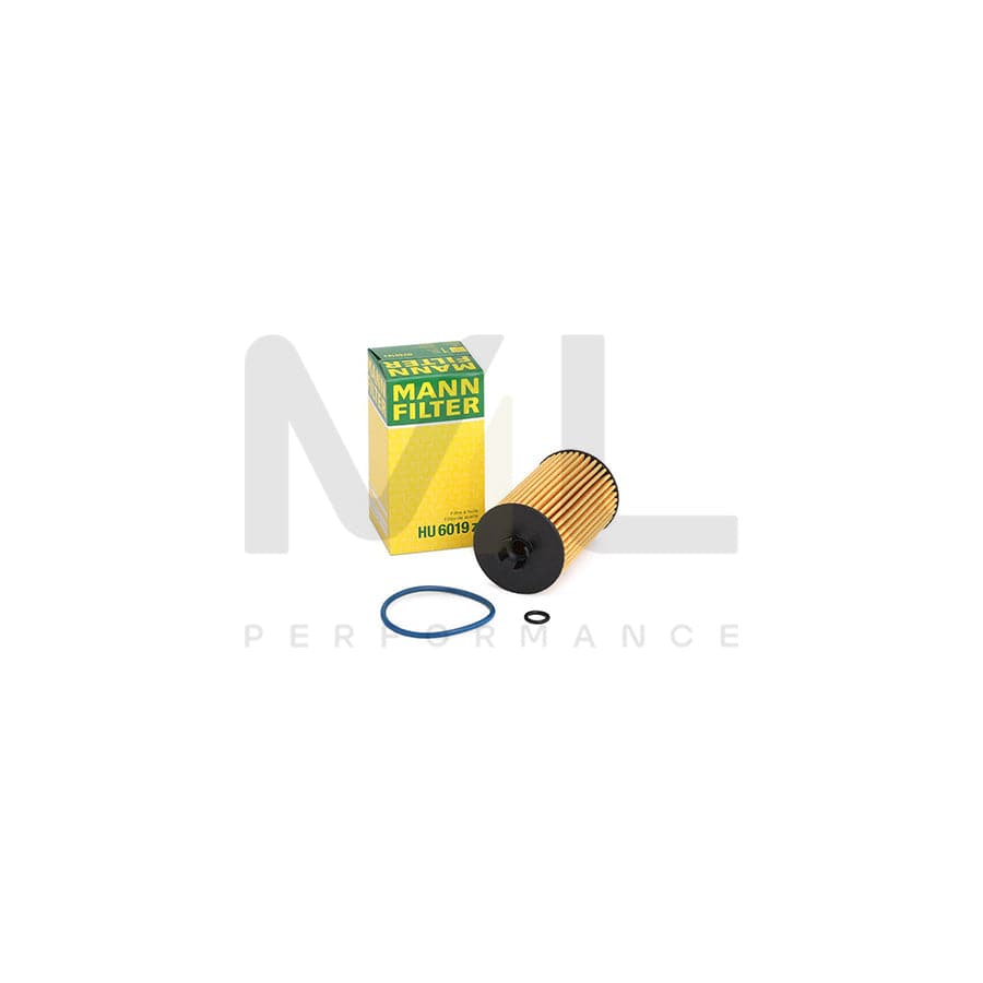 MANN-FILTER HU 6019 z Oil Filter with seal, Filter Insert