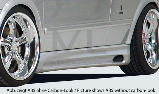 Rieger 00099305 Opel Astra G Side Skirt 1 | ML Performance UK Car Parts