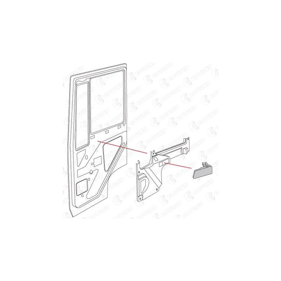 Covind M20/170 Door Handle
