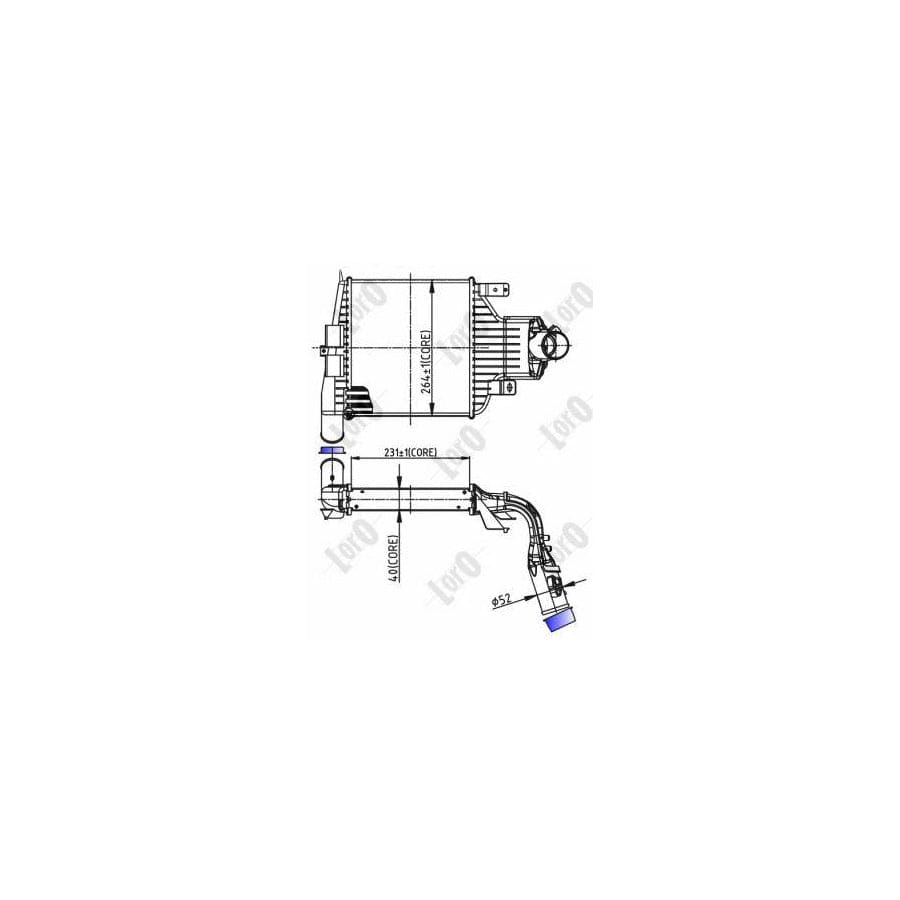 Abakus 0370180018 Intercooler