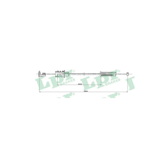 LPR C0145A Throttle Cable