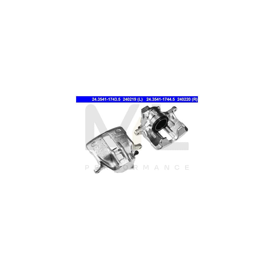 ATE 24.3541-1744.5 Brake Caliper for AUDI 80 without holder