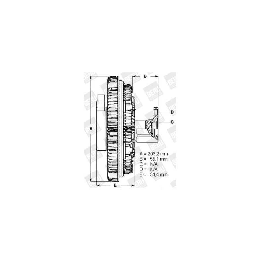 Beru Lk109 Fan Clutch