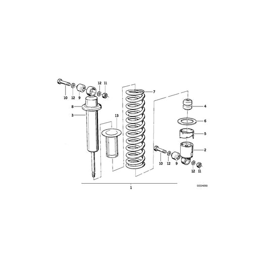 Genuine BMW 33531242305 65 Absorber (Inc.  & R 80 G/S) | ML Performance US Car Parts