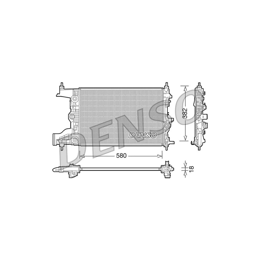 DENSO DRM20099 Engine Radiator