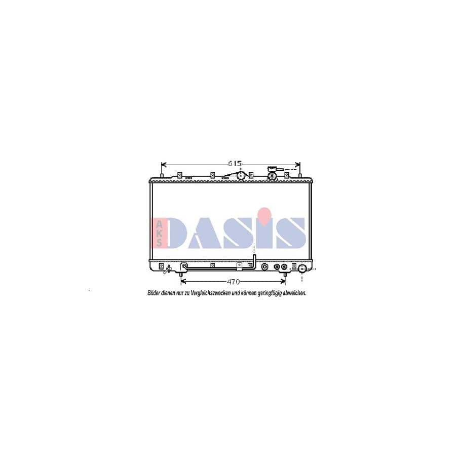 AKS Dasis 560150N Engine Radiator for Hyundai Sonata III (Y-3)