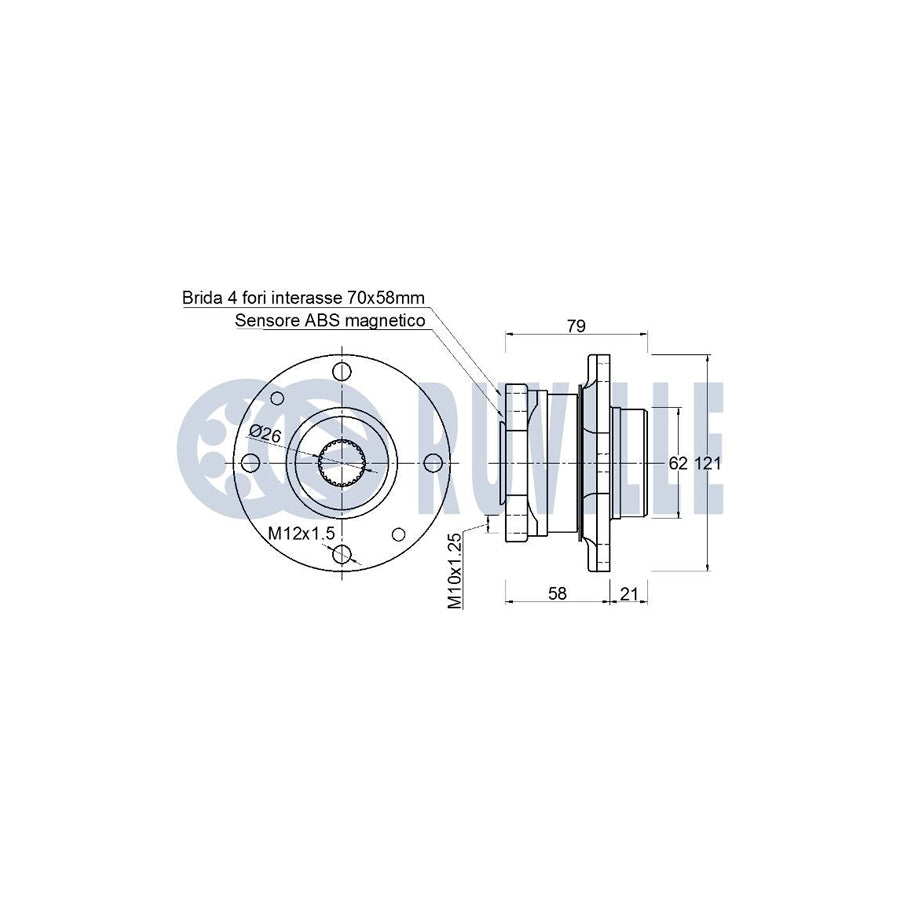 Ruville 985810 Control Arm / Trailing Arm Bush