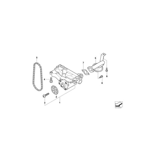 Genuine BMW 11412247885 E39 E83 E46 Gasket Asbestos Free (Inc. X3 3.0d, 530d & 330xd) | ML Performance US Car Parts