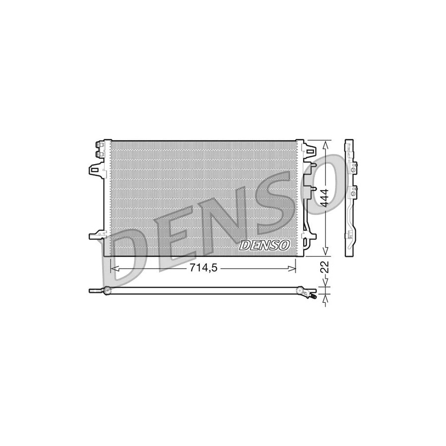 DENSO DCN06005 Air Conditioning Condenser for Dodge Caravan IV Mpv (Rg)