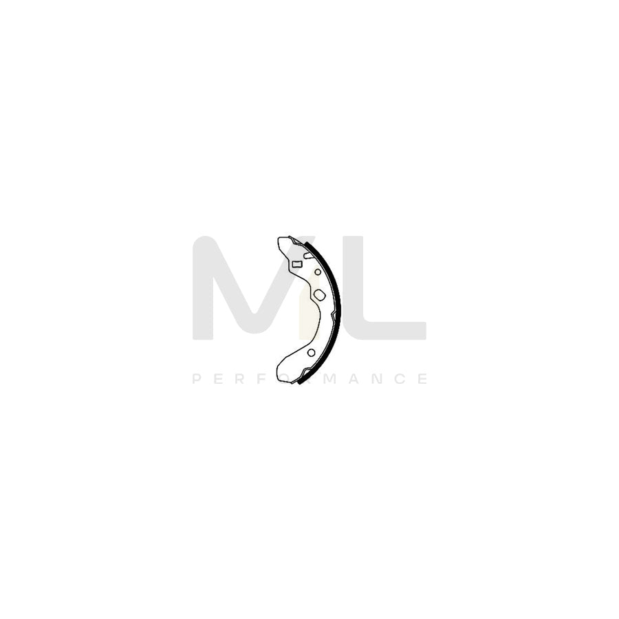 HELLA 8DB 355 001-501 Brake Shoe Set without handbrake lever