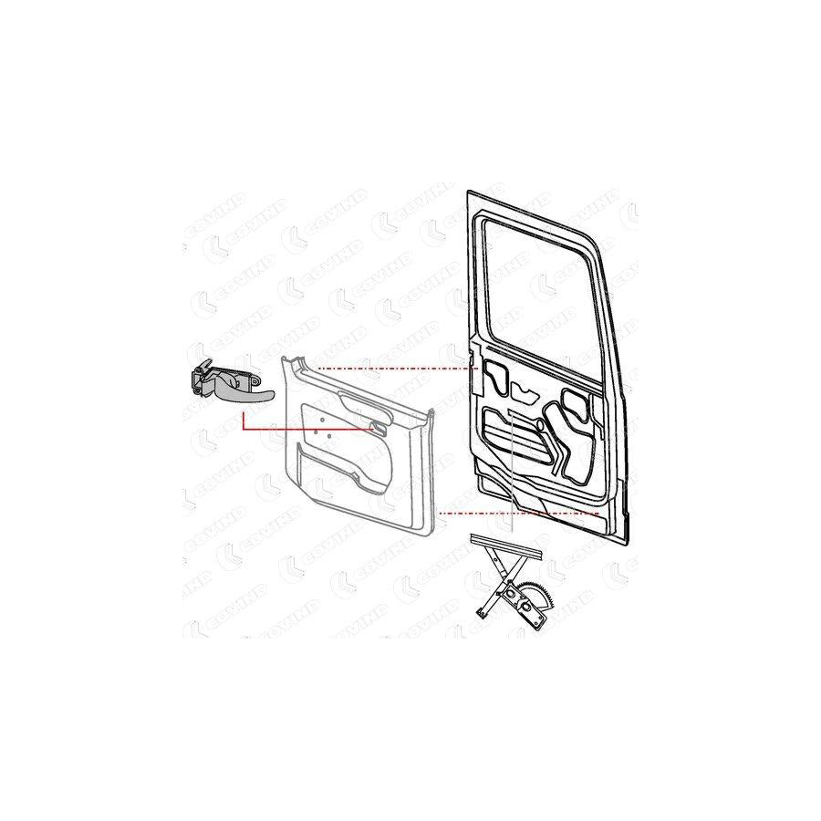 Covind 943/173 Door Handle