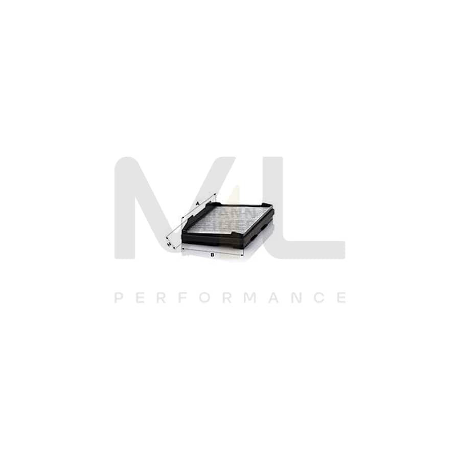 MANN-FILTER CUK 3220 Pollen filter for SAAB 9-5 Activated Carbon Filter
